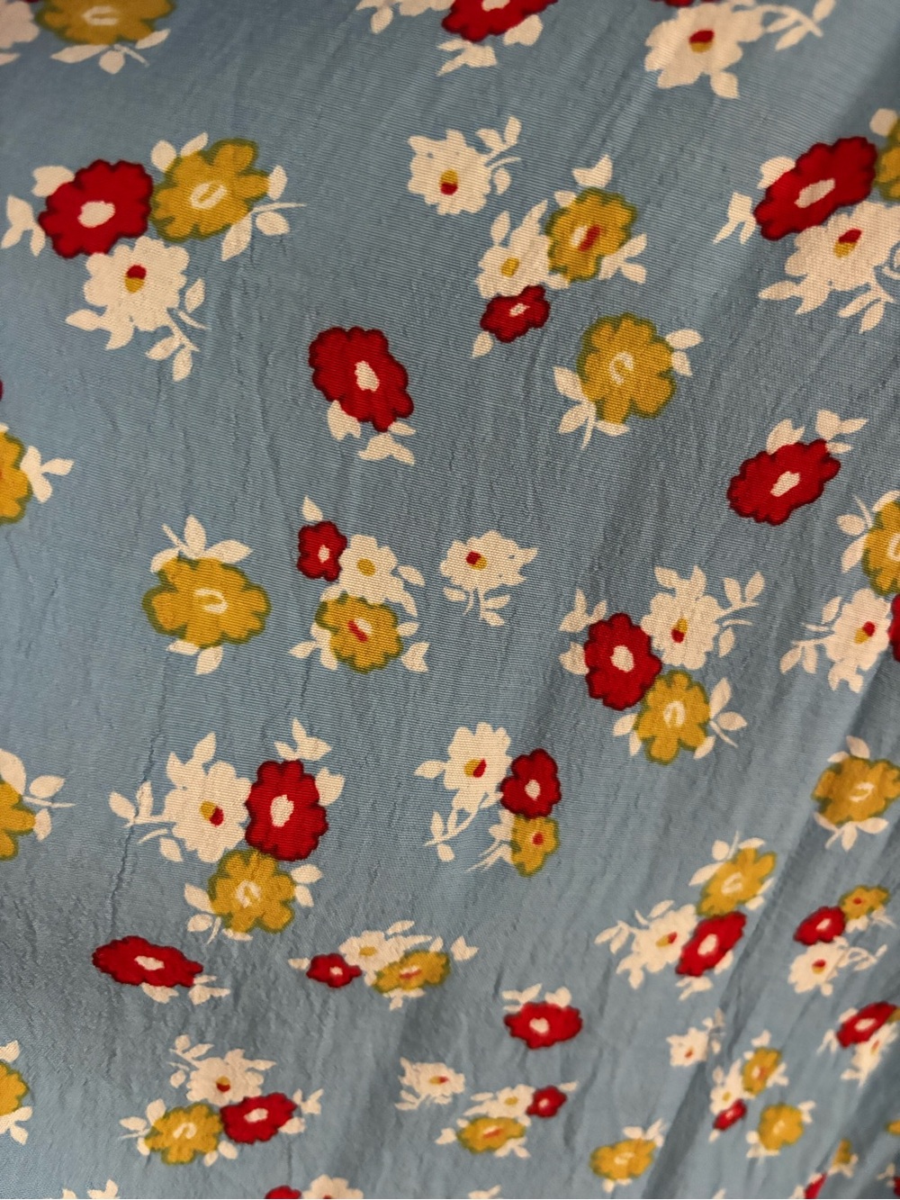 Faithfull the Brand Blue Floral Midi Dress - Picture 5 of 7